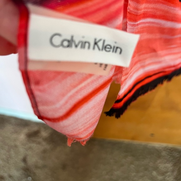 Calvin Klein silk scarf - Picture 3 of 4